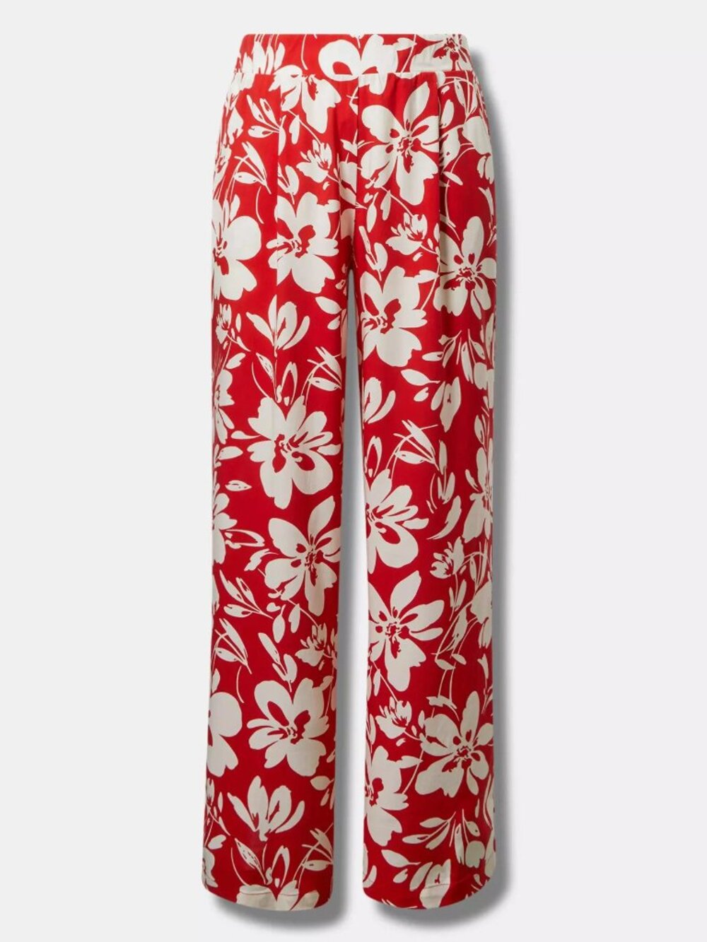 NWT High Rise Pull-On Challis Wide Leg Pant, Size 2, 2X (18-20)